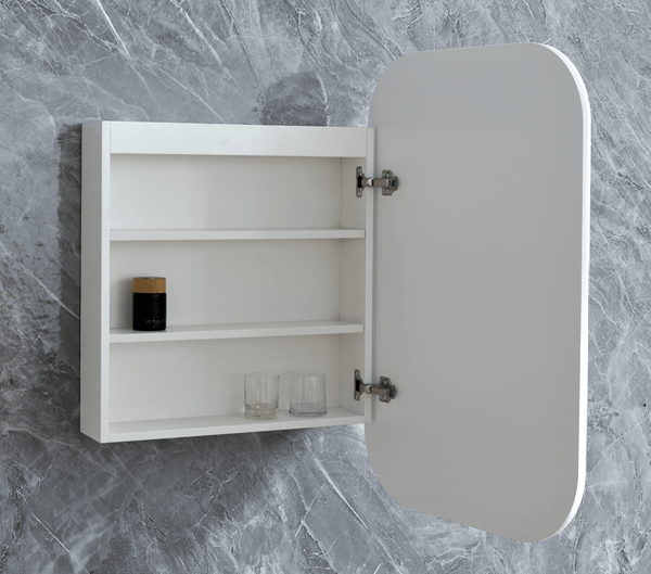 Azura simple LED RSH-6090MW LED Eric Collection 600*900*115MM Matt White SHAVING CABINET