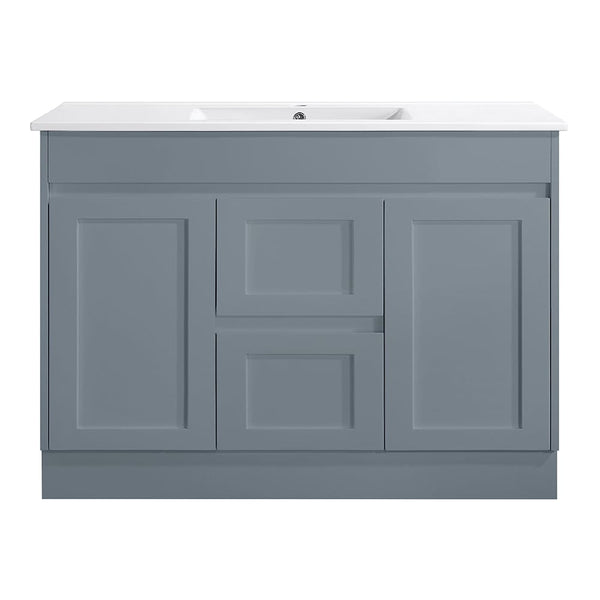 Azura Vanities SK76-1200WGM Quinn Collection Vanity 1200mm - Matt Grey Single Bowl / Double Bowls