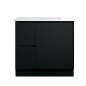 Azura Vanities SK7-900WBM Sammy Collection Vanity 900mm - Matt Black Single Bowl