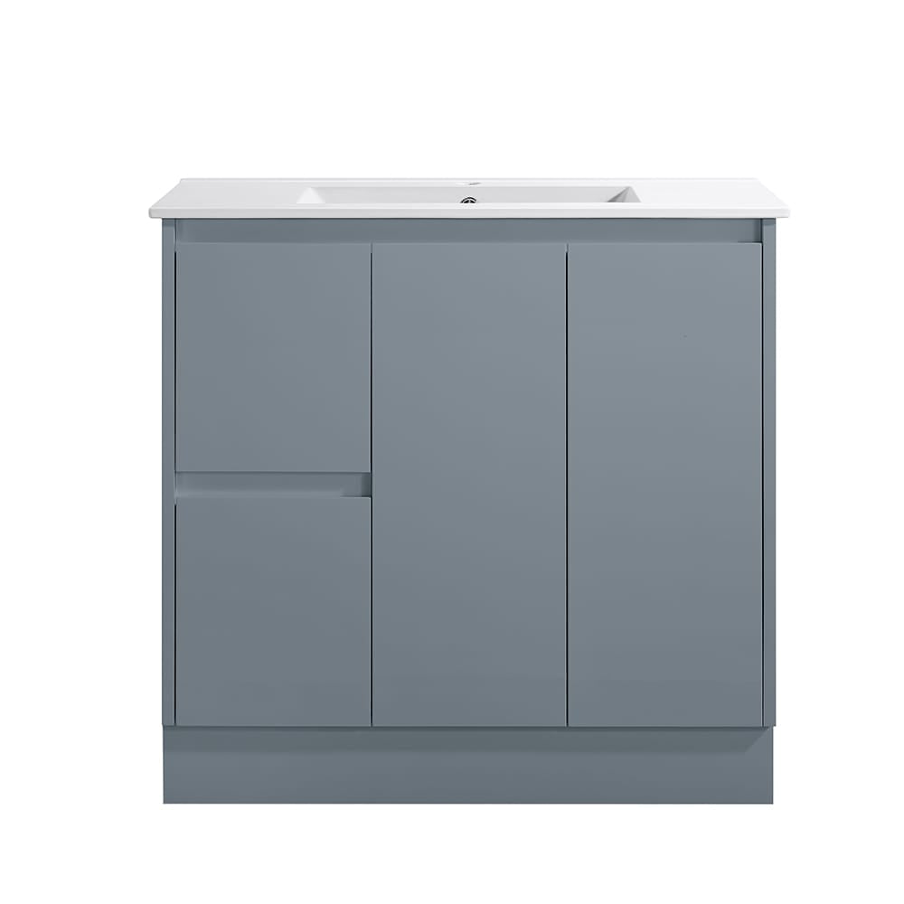 Azura Vanities SK7-900WGM Sammy Collection Vanity 900mm - Matt Grey Single Bowl