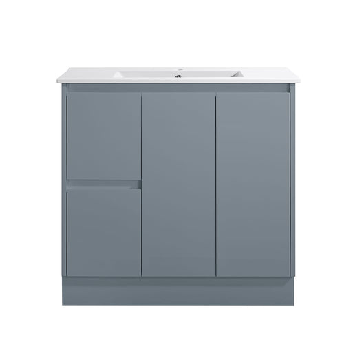 Azura Vanities SK7-900WGM Sammy Collection Vanity 900mm - Matt Grey Single Bowl