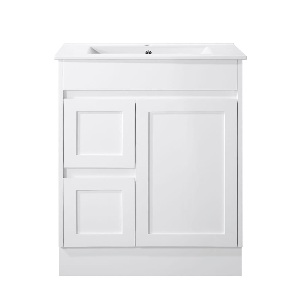Azura Vanities SK76-750W Quinn Collection Vanity 750mm - Gloss White Single Bowl