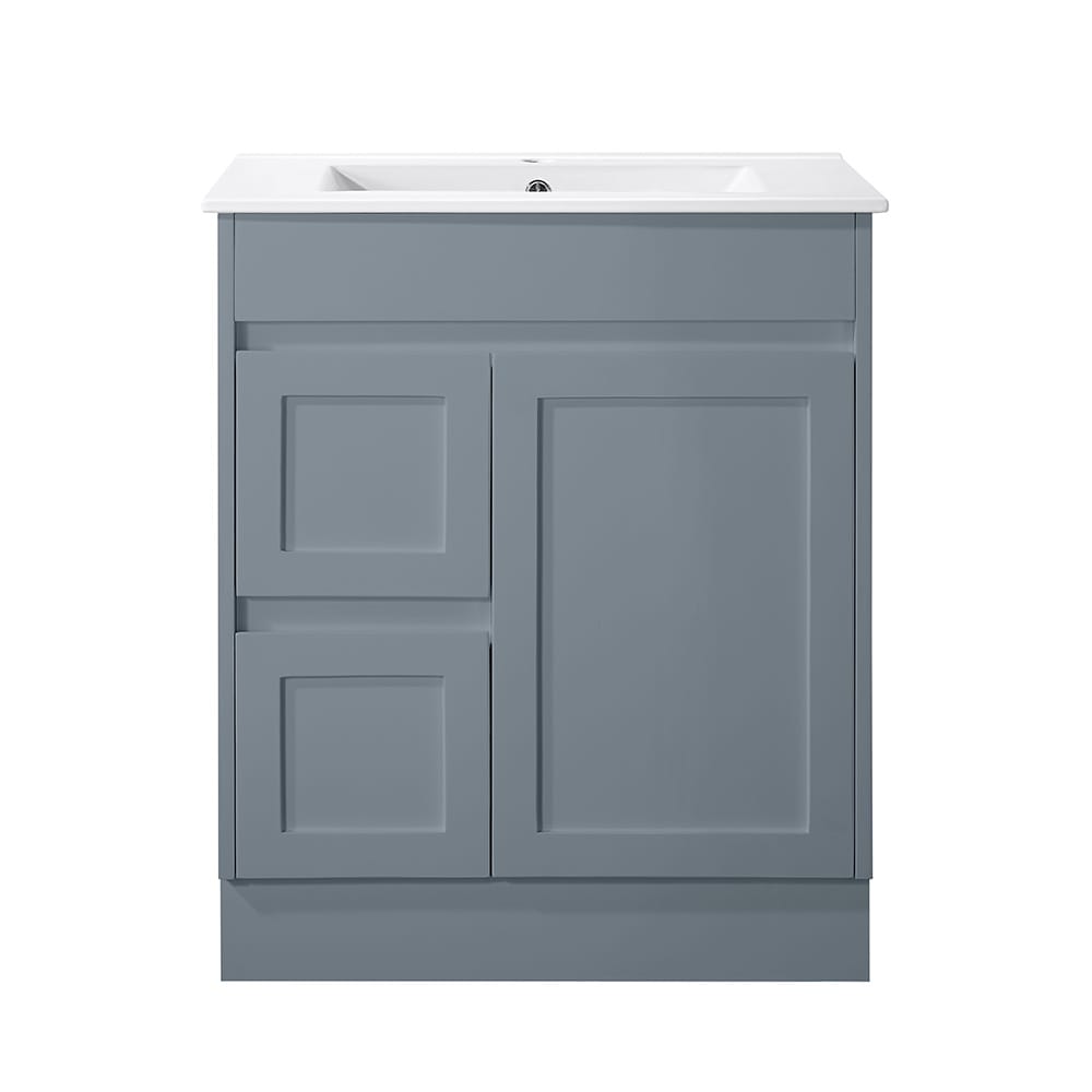 Azura Vanities SK76-750WGM Quinn Collection Vanity 750mm - Matt Grey Single Bowl
