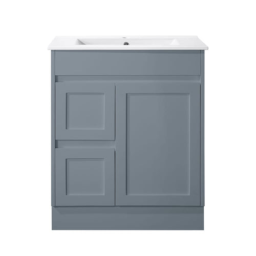 Azura Vanities SK76-750WGM Quinn Collection Vanity 750mm - Matt Grey Single Bowl