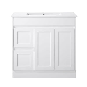 Azura Vanities SK76-900W Quinn Collection Vanity 900mm - Gloss White Single Bowl