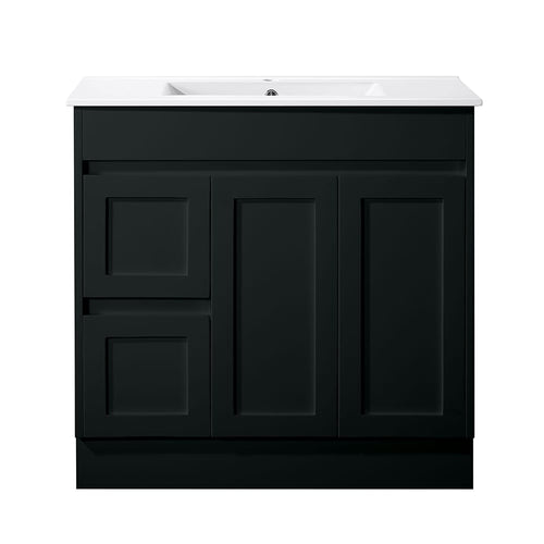 Azura Vanities SK76-900WBM Quinn Collection Vanity 900mm - Matt Black Single Bowl