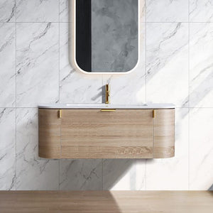 Azura Vanities CWH66-1200A8 Plateau Collection 1200mm - Natural Timber Single Bowl