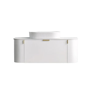 Azura Vanities CWH66-1200MW Plateau Collection 1200mm - Matt White Single Bowl