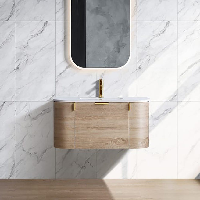 CWH66-900A8 Plateau Collection 900mm - Natural Timber Single Bowl