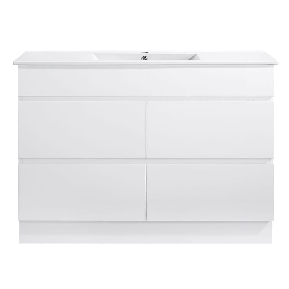 Azura Vanities CORE-1200 Core Collection 1200mm - Gloss White Single Bowl / Double Bowls