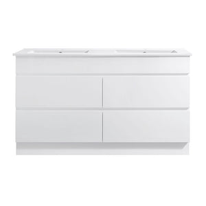 Azura Vanities CORE-1500 Core Collection 1500mm - Gloss White Single Bowl / Double Bowls
