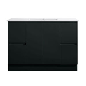 Azura Vanities SK7-1200WBM Sammy Collection Vanity 1200mm - Matt Black Single Bowl / Double Bowls