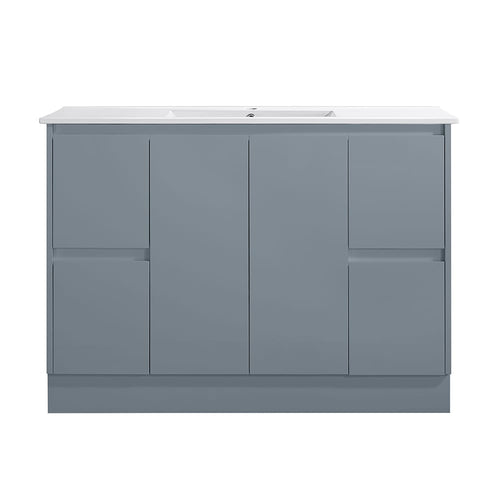 Azura Vanities SK7-1200WGM Sammy Collection Vanity 1200mm - Matt Grey Single Bowl / Double Bowls
