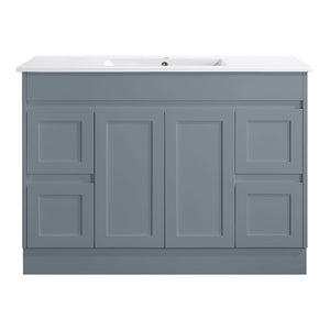 Azura Vanities SK76-1200WGM Quinn Collection Vanity 1200mm - Matt Grey Single Bowl / Double Bowls
