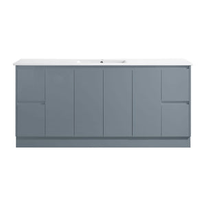 Azura Vanities SK7-1800WGM Sammy Collection Vanity 1800mm - Matt Grey Double Bowls