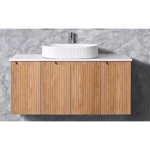 Azura Vanities WH56-1200A6 Duplex Collection (Wall Hung) 1200mm - Rosewood Single Bowl