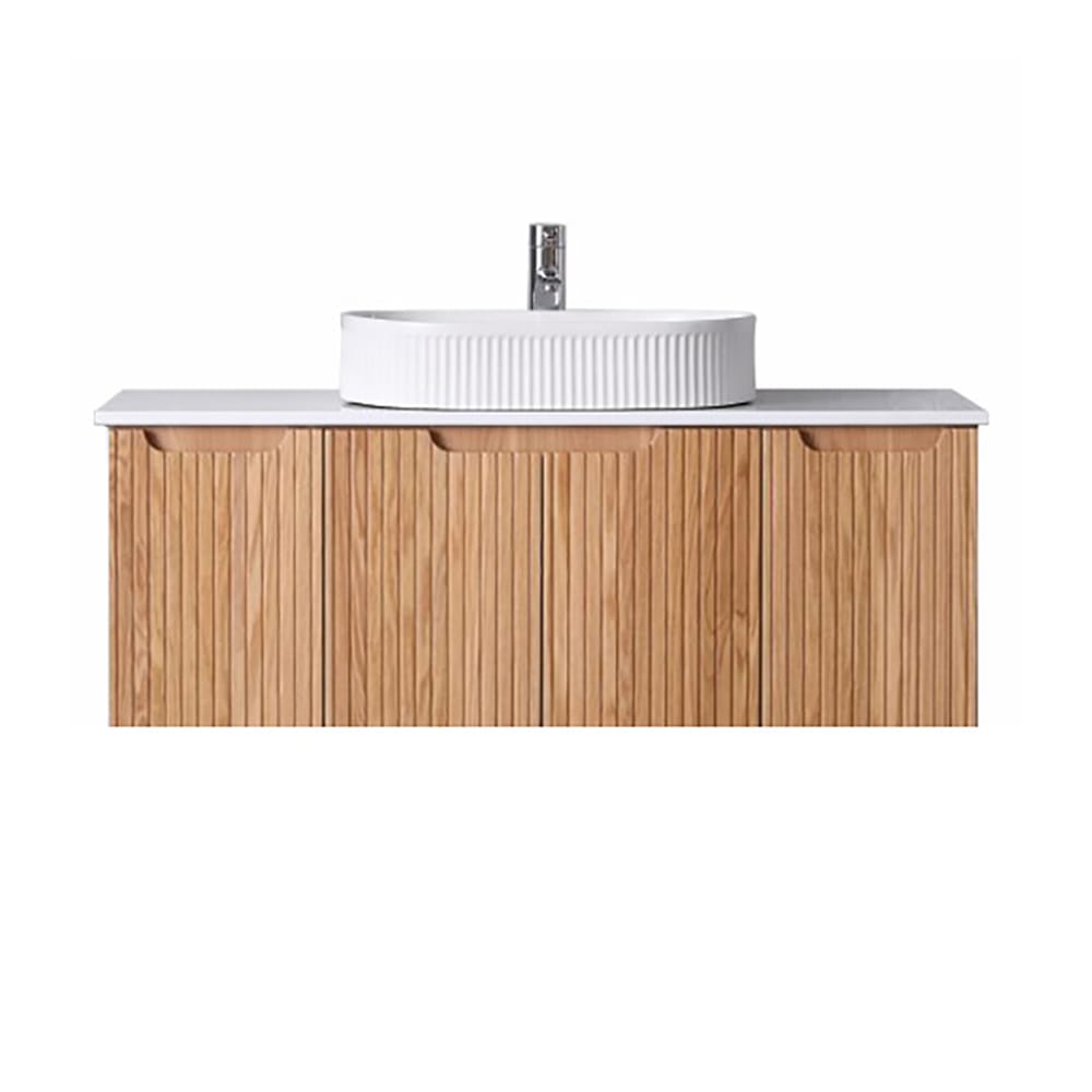 Azura Vanities WH56-1500A6 Duplex Collection (Wall Hung) 1500mm - Rosewood Single Bowl
