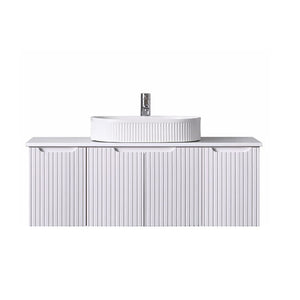 Azura Vanities WH56-1500WM Duplex Collection (Wall Hung) 1500mm - Matt White Single Bowl
