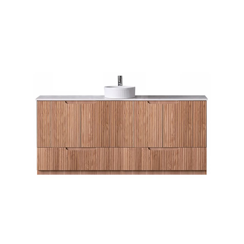 Azura Vanities WH56+SK56-1500A6 Duplex Collection (Floor Standing) 1500mm - Rosewood Single Bowl