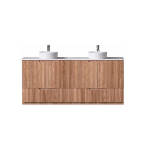 Azura Vanities WH56+SK56-1500DA6 Duplex Collection (Floor Standing) 1500mm - Rosewood Double Bowls