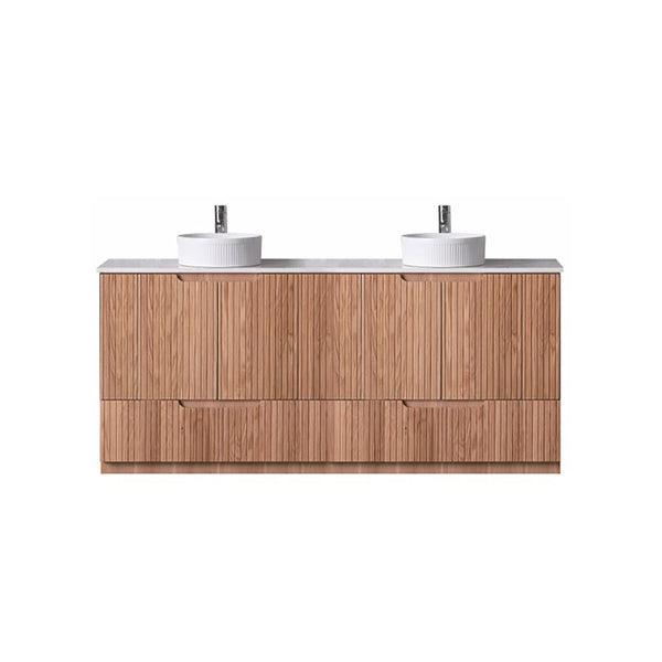 Azura Vanities WH56+SK56-1500DA6 Duplex Collection (Floor Standing) 1500mm - Rosewood Double Bowls