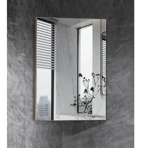 Azura Vanities CSH-6060MW Burma Collection 400x400x750MM Matt White SHAVING CABINET