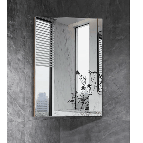 Azura Vanities CSH-6060MW Burma Collection 400x400x750MM Matt White SHAVING CABINET