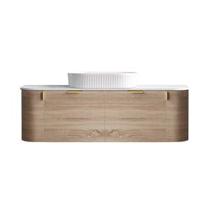 Azura Vanities CWH66-1500A8 Plateau Collection 1500mm - Natural Timber Single Bowl