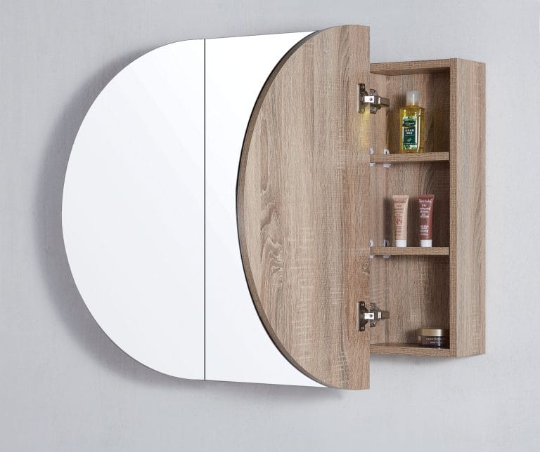 OSH-12075A1 Amber Collection 1200X750x120MM Prime Oak SHAVING CABINET
