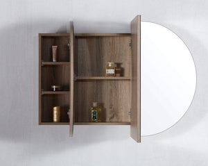 Azura Vanities OSH-15090A1 Amber Collection 1500X900x120MM Prime Oak SHAVING CABINET