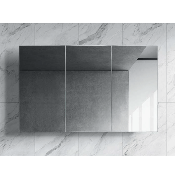 Azura Vanities PSH-12075 Brighton Collection Mirror Shaving Cabinet Gloss White 1200mm
