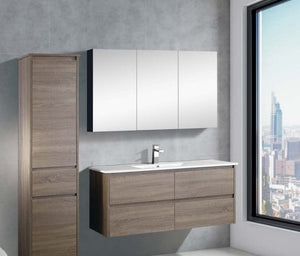 Azura Vanities PSH-12075MB Brighton Collection Mirror Shaving Cabinet Matt Black 1200mm