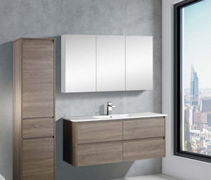 Azura Vanities PSH-12075MW Brighton Collection Mirror Shaving Cabinet Matt White 1200mm