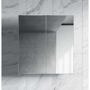 Azura Vanities PSH-6075 Brighton Collection Mirror Shaving Cabinet Gloss White 600mm