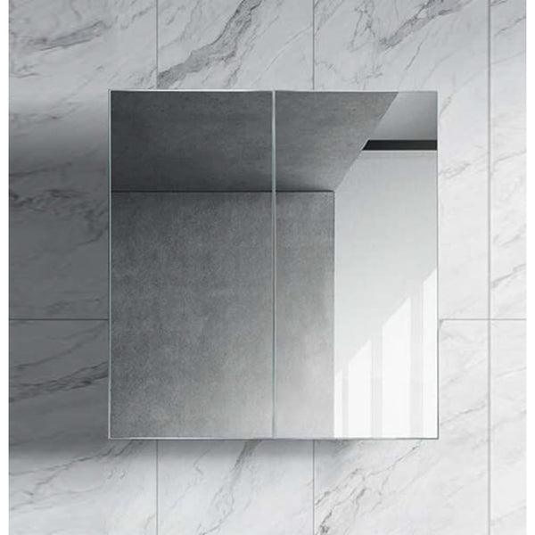 Azura Vanities PSH-6075 Brighton Collection Mirror Shaving Cabinet Gloss White 600mm