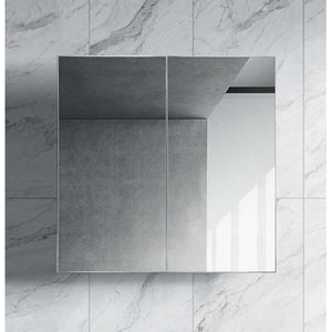 Azura Vanities PSH-7575 Brighton Collection Mirror Shaving Cabinet Gloss White 750mm