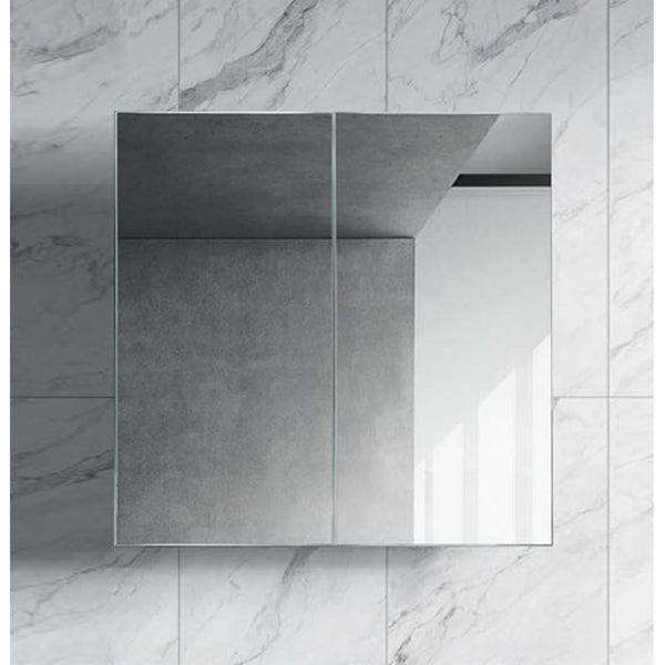 Azura Vanities PSH-7575 Brighton Collection Mirror Shaving Cabinet Gloss White 750mm