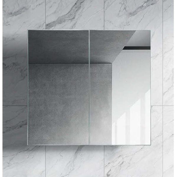 Azura Vanities PSH-9075 Brighton Collection Mirror Shaving Cabinet Gloss White 900mm