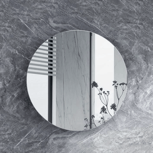 Azura Vanities RSC-800MW Cadel Collection 800MM Matt White Round SHAVING CABINET