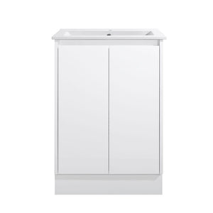 Azura Vanities SK7-600W Sammy Collection Vanity 600mm - Gloss White Single Bowl