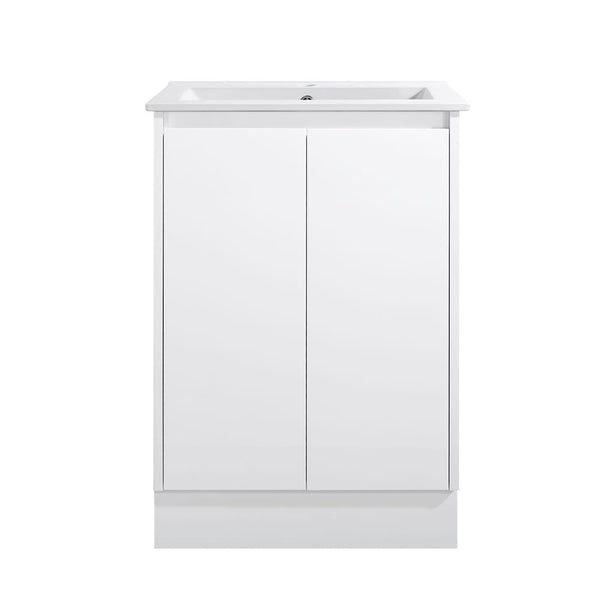 Azura Vanities SK7-600W Sammy Collection Vanity 600mm - Gloss White Single Bowl