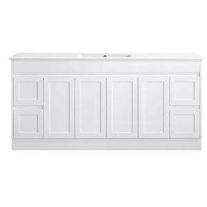 Azura Vanities SK76-1800W Quinn Collection Vanity 1800mm - Gloss White Double Bowl