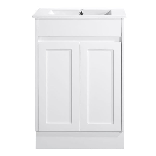 Azura Vanities SK76-600W Quinn Collection Vanity 600mm - Gloss White Single Bowl