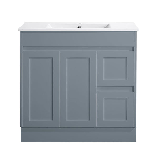 Azura Vanities SK76-900WGM Quinn Collection Vanity 900mm - Matt Grey Single Bowl