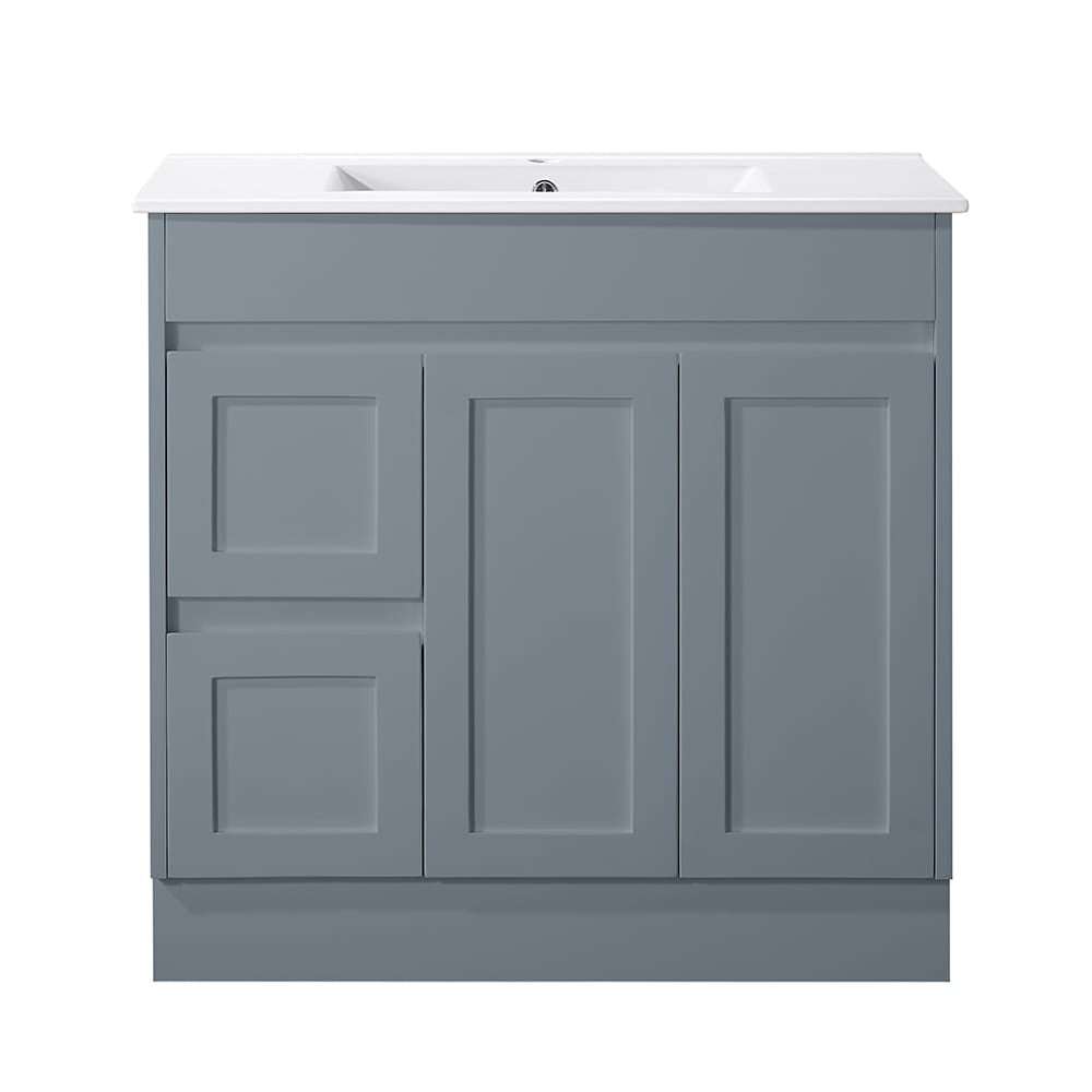 Azura Vanities SK76-900WGM Quinn Collection Vanity 900mm - Matt Grey Single Bowl