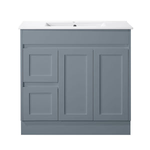 Azura Vanities SK76-900WGM Quinn Collection Vanity 900mm - Matt Grey Single Bowl