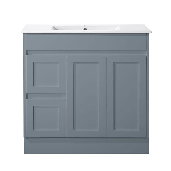 Azura Vanities SK76-900WGM Quinn Collection Vanity 900mm - Matt Grey Single Bowl