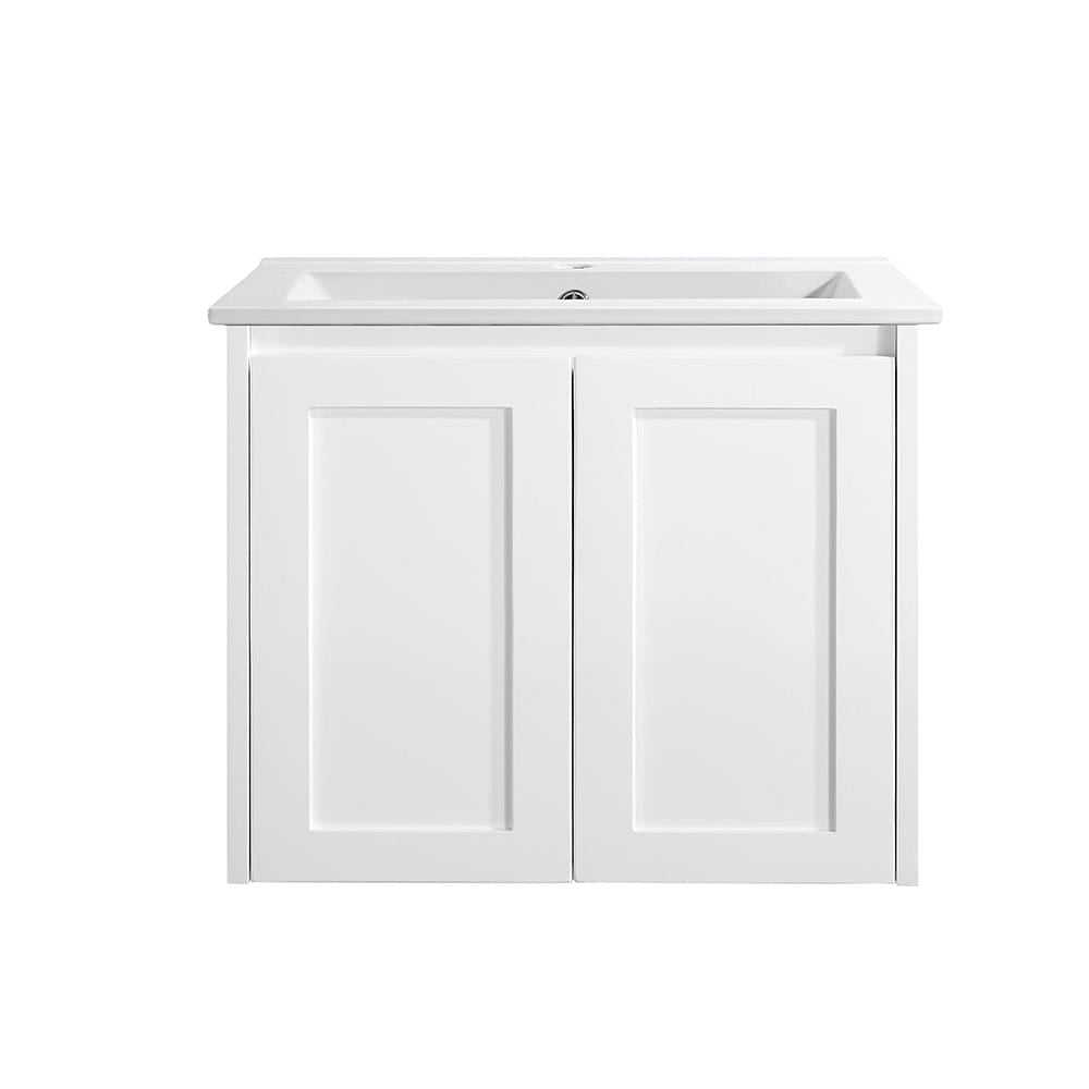 Azura Vanities WH76-600W Luna Collection Vanity 600mm - Gloss White Single Bowl