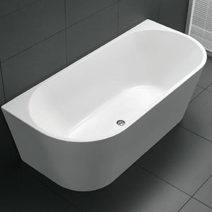Best Bm Bathtubs BTA1500 Atlanta BACK TO WALL BATHTUB 1500x750x600MM