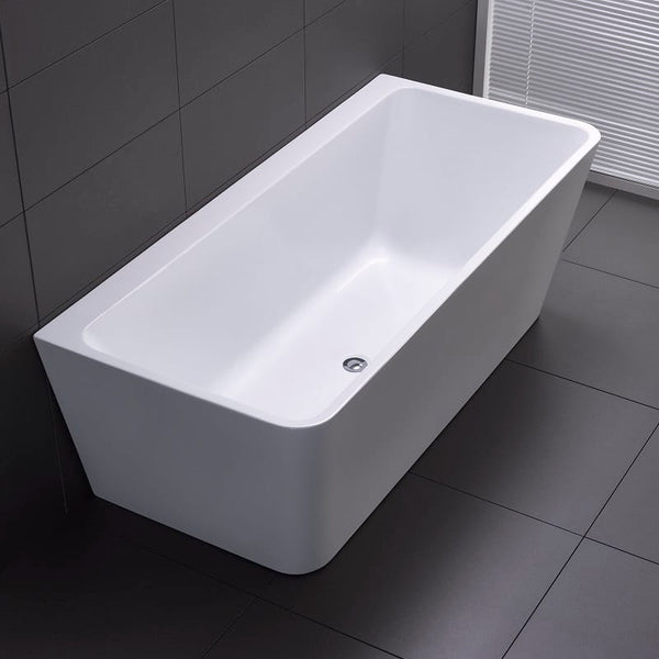 Best Bm Bathtubs BTF1700 Florence BACK TO WALL BATHTUB 1700x780x600MM